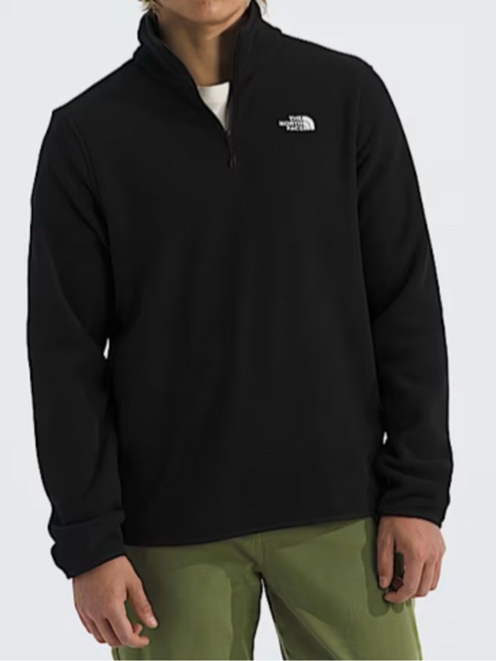 The North Face Black Men’s Half-Zip Fleece Pullover Size Large
